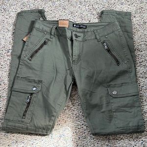 Women’s Green Cargo Skinny